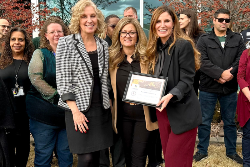 Commissioners Janet Rowland and Bobbie Daniel pose for a picture at the 10-year Workforce celebration event.