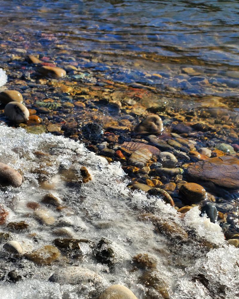 Image of a stream with rocks