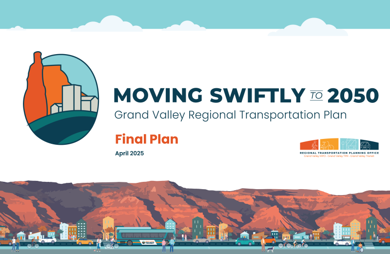 Moving Swiftly to 2050: Grand Valley Regional Transportation Plan Final Plan Cover Page