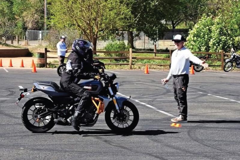 Motorcyclist during First Ride at Cycle Safety Fest 2025