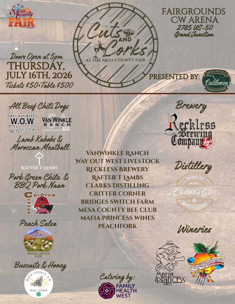 Cuts and Corks Flyer