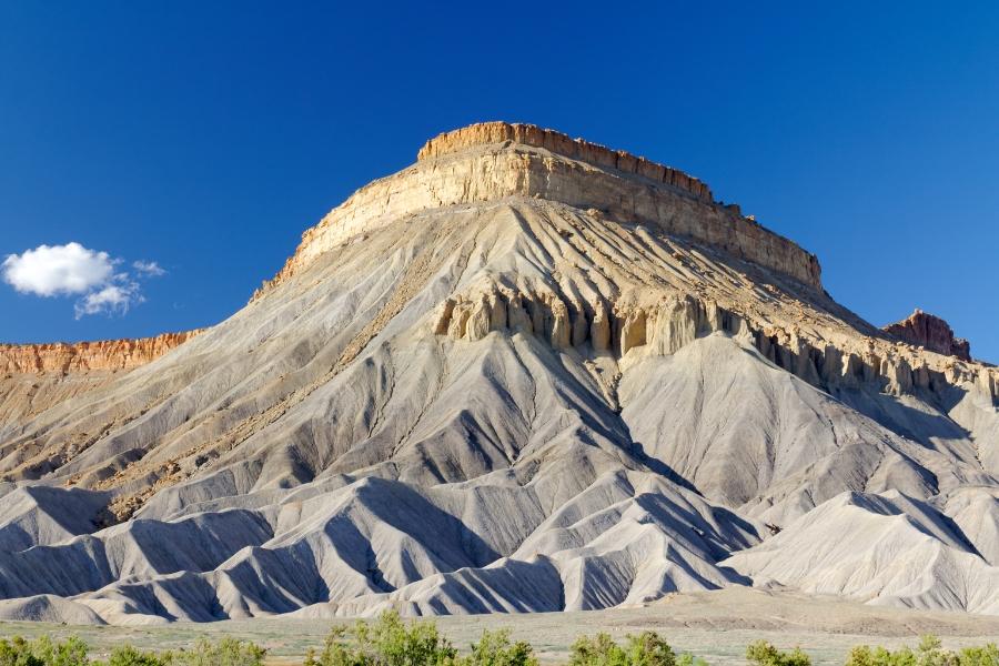 Mount Garfield, a steep and sandy hiking trail in Grand Junction, Colorado. 