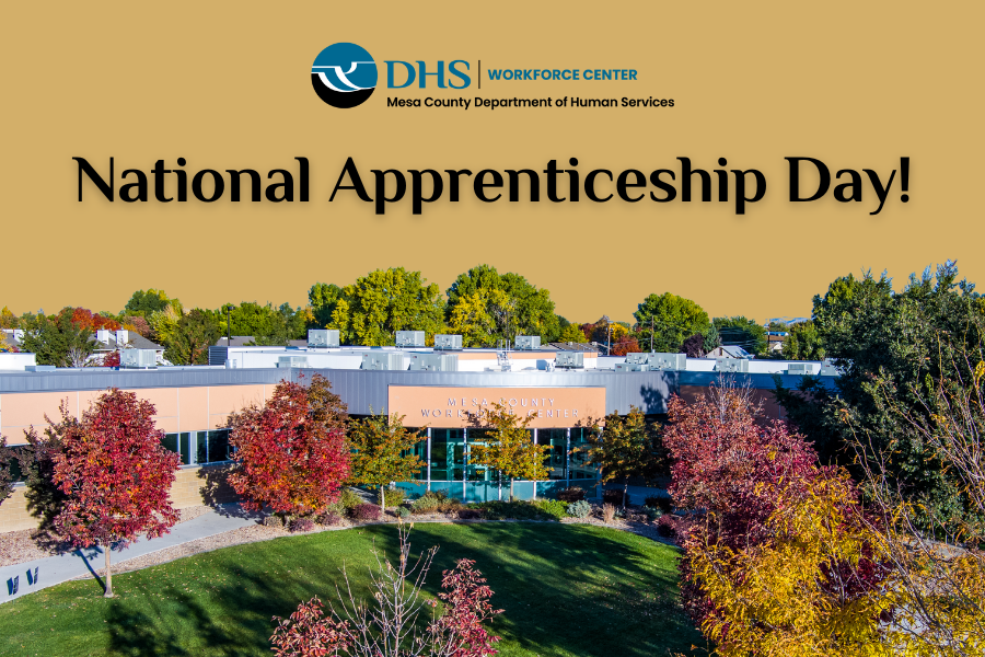National Apprenticeship Day above WFC image on white background with logo.