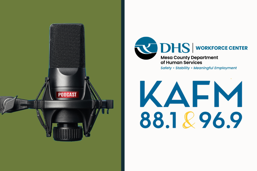 WFC and KAFM logo with green background and microphone.