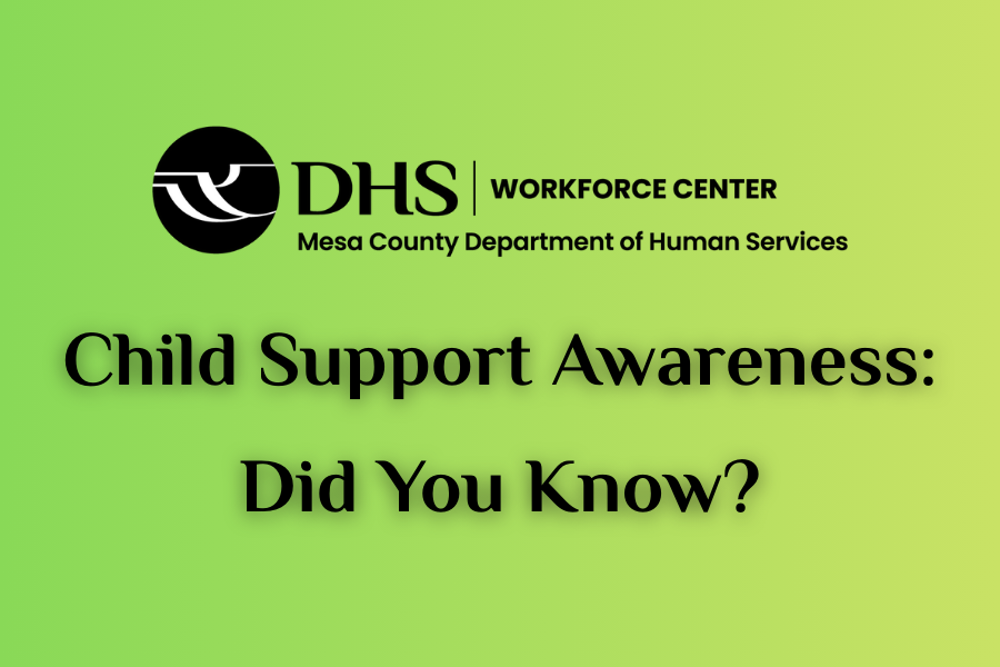Child Support Awareness: Did You Know? With WFC logo on green background