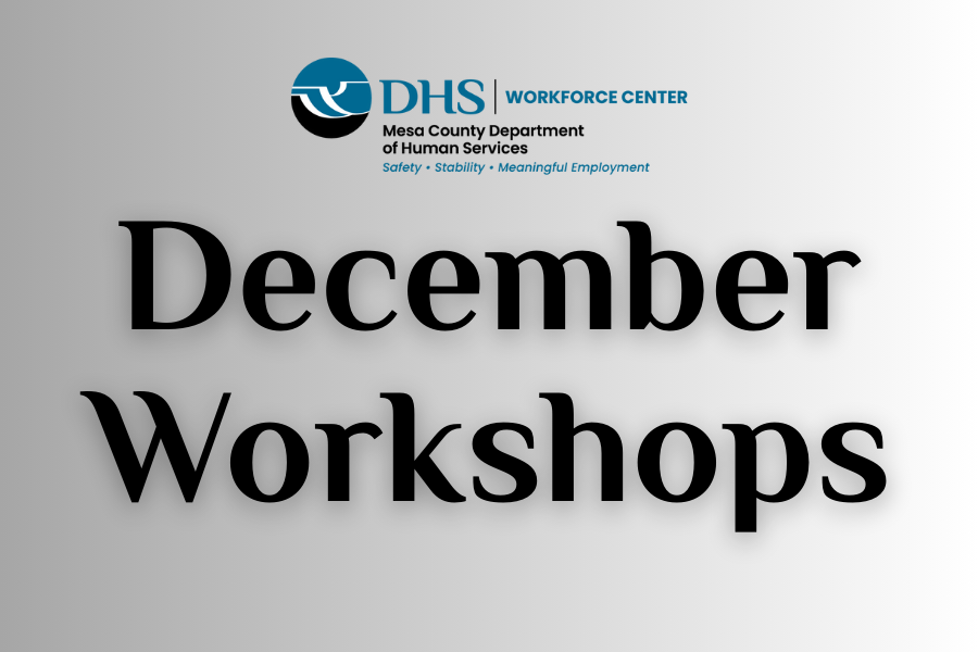 Workforce Center December workshops