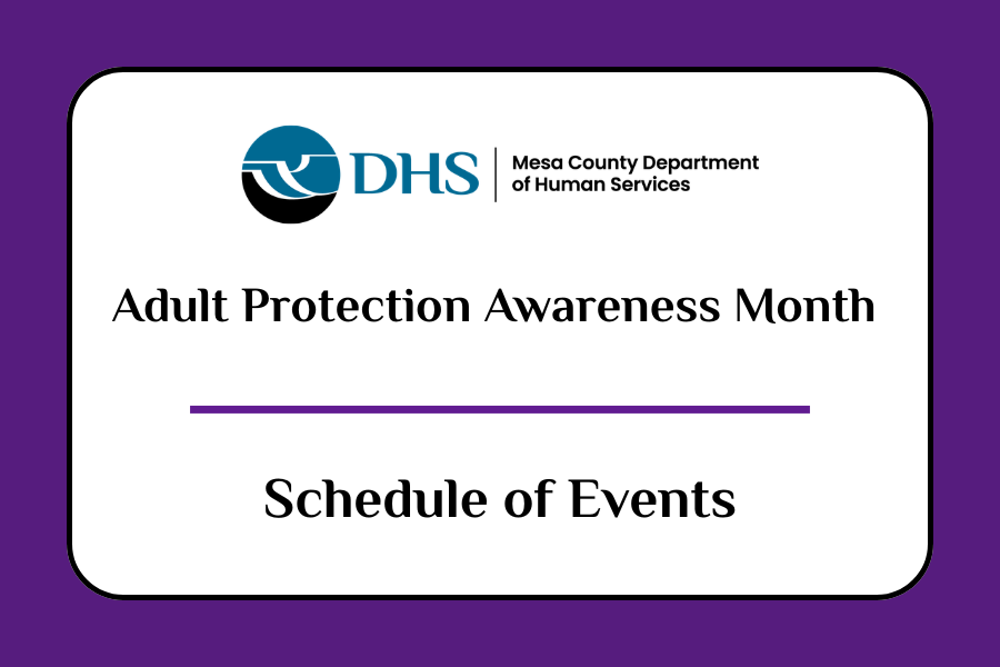 Adult Protection Awareness Month Schedule of Events